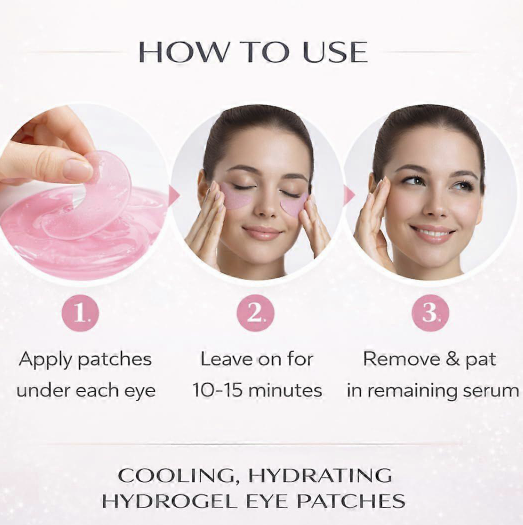 PDRN Pink Caffeine Collagen Eye Patches
