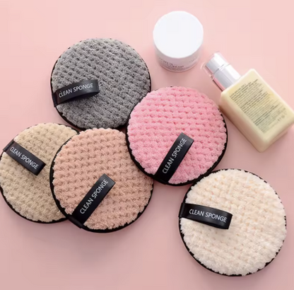 4PCS Makeup Remover Microfiber Cotton Pads