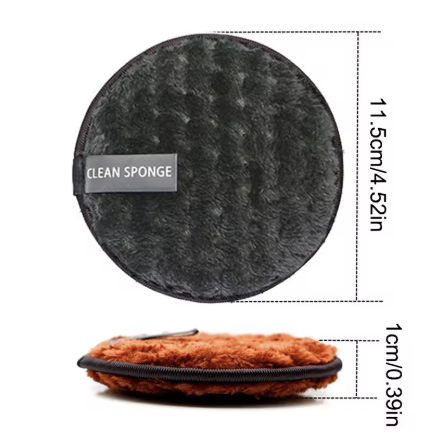 4PCS Makeup Remover Microfiber Cotton Pads