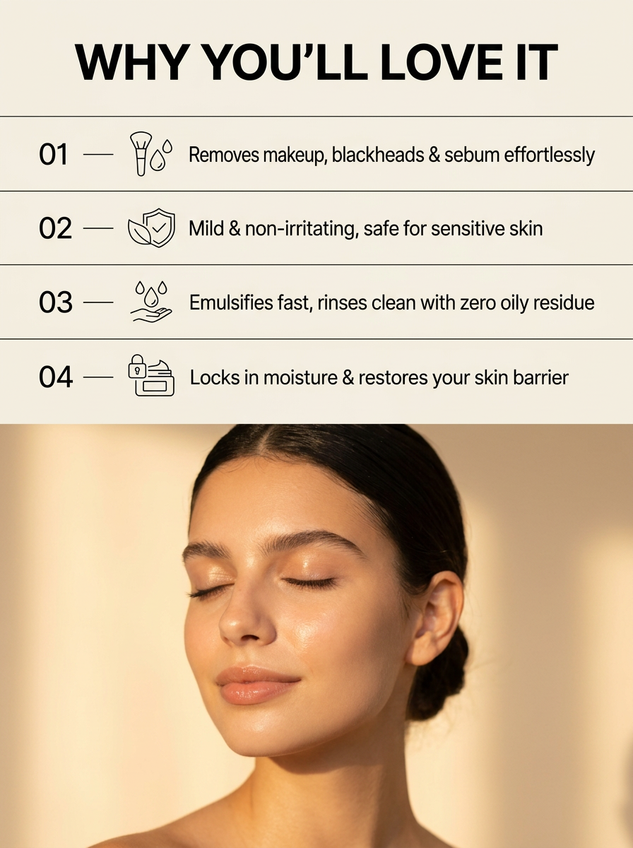 LASHOVA — Pure Centella Oil Makeup Remover & Cleanser